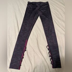 Champion Women's Black and Purple Leggings